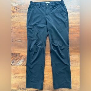 REI Womens Black Regular Fit Stretch Waist Lightweight 5 Pocket Pants Size 10
